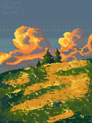 pixel landscape