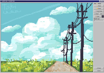 pixel landscape